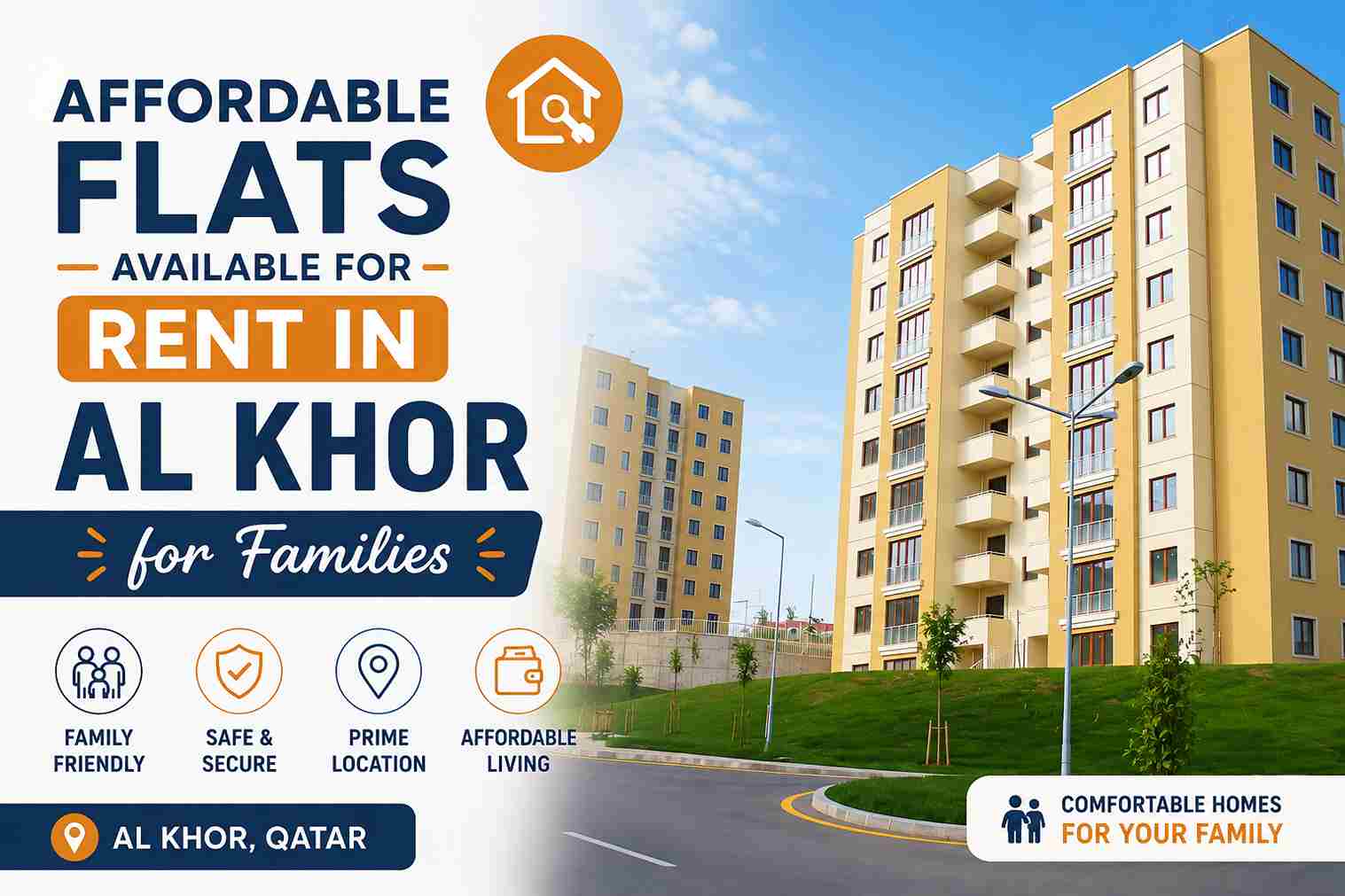flats available for rent in al khor